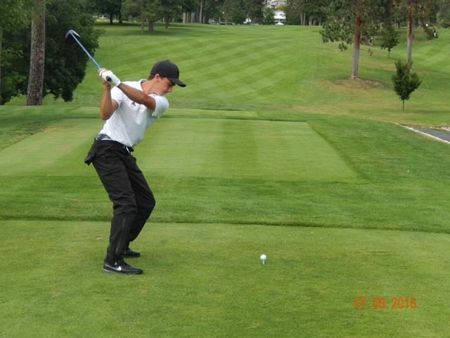 Our 2016 Club Champion James Teeing it Up