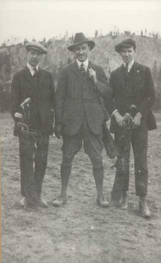 Dressed To Play 1929. L. Dumoulin, E.C. Weddell, R.F. Parkinson