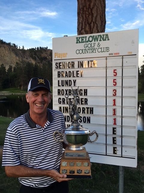 Champion Norm Bradley at the Leaderboard