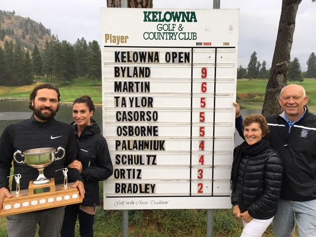 The Byland Family at the Leaderboard