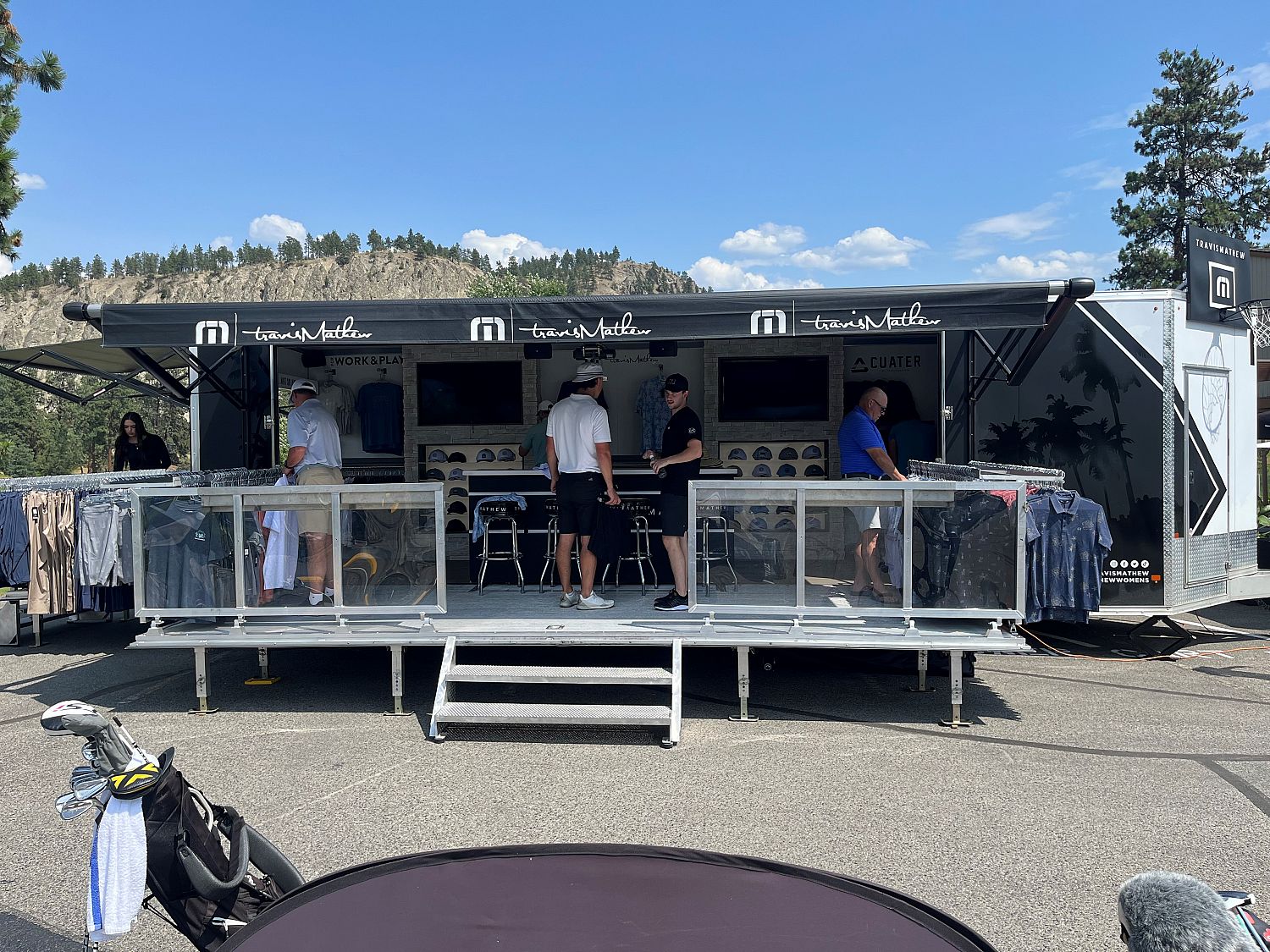 Travis Matthews Registration Tent