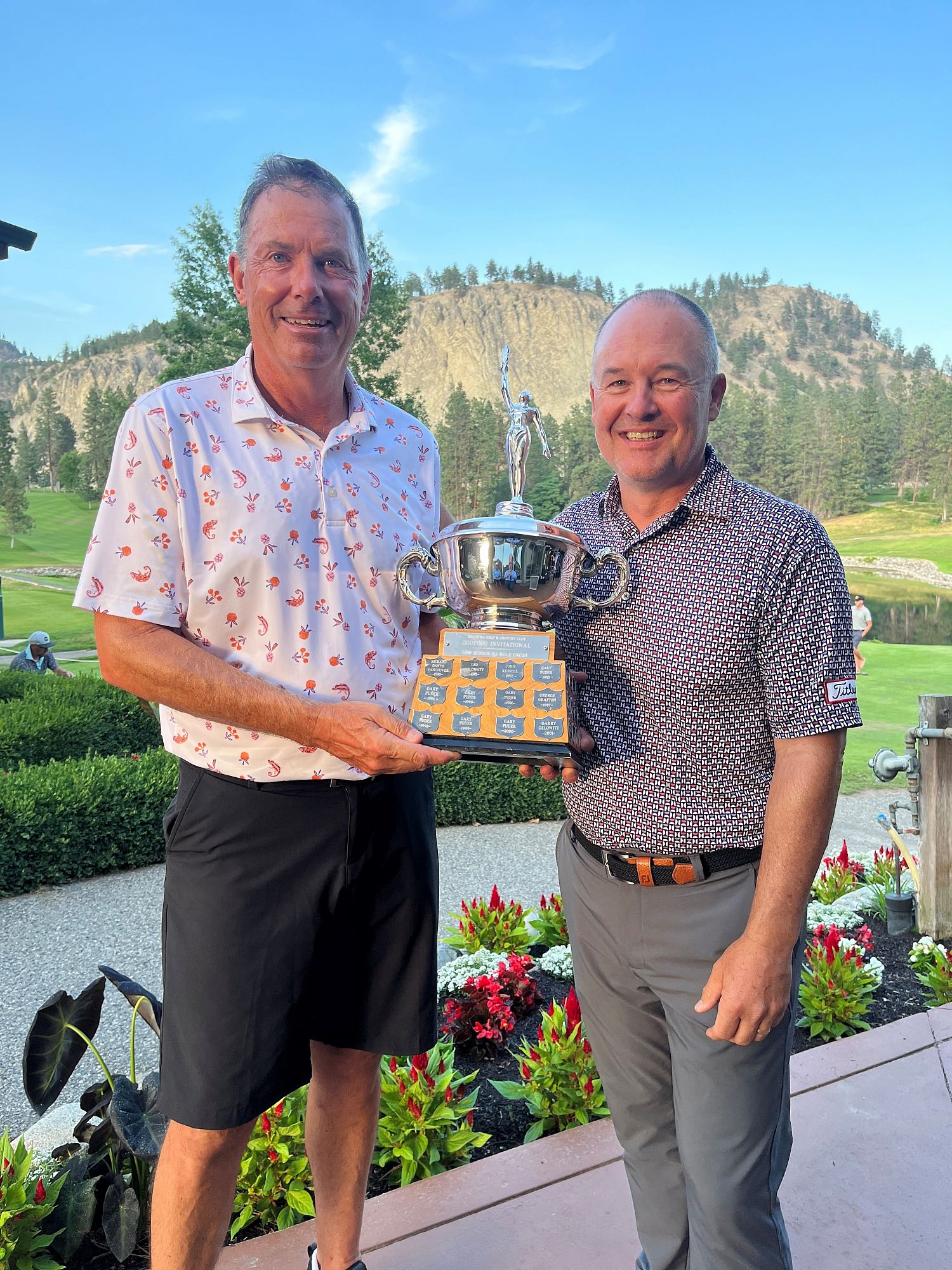 Steve Anderson Overall Low Senior Winner