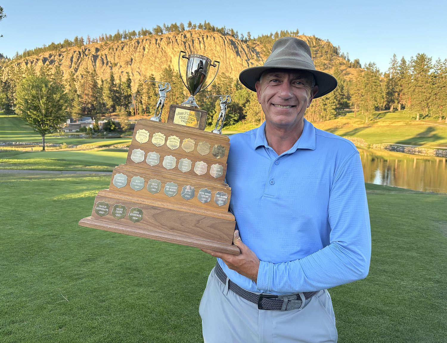 Jonathan Bradbury Overall Low Net Winner